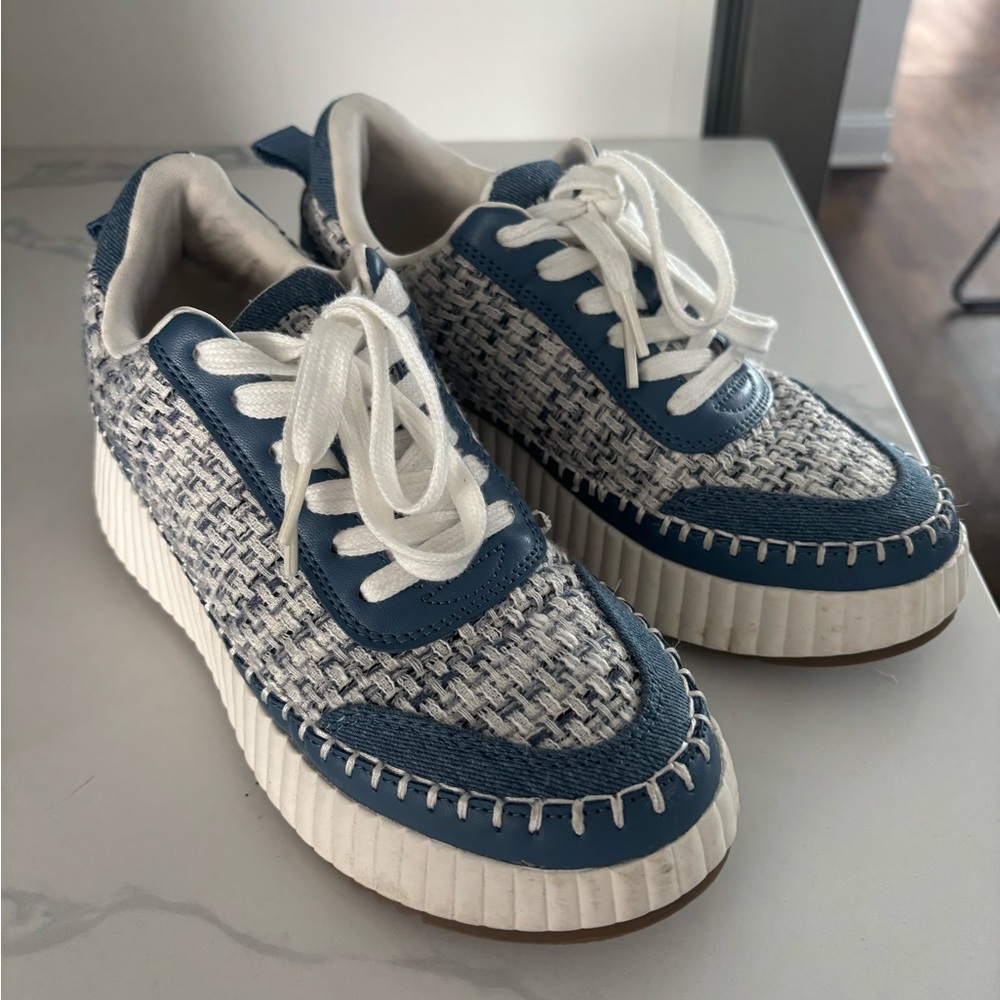 Target Blue and White Women's Sneakers
